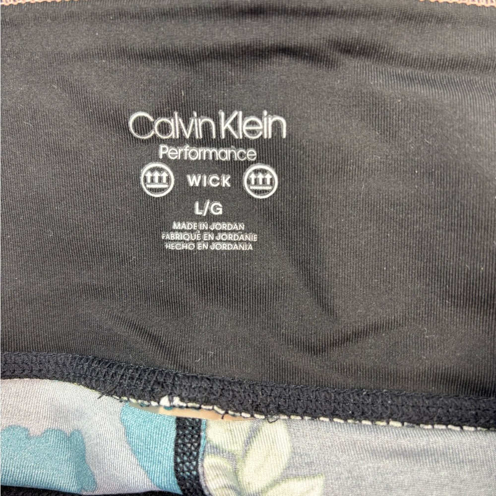Calvin Klein Performance L Athletic Aloha Hawaiian Floral Shorts - Picture 6 of 7
